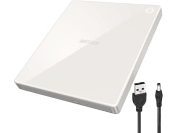 スマホにCDを取り込めるバッファロー「ラクレコ＋」がセール！　2026 Amazon スマイルSALE 初売り　スマホでDVD-Videoの再生ができる「RR-W1-WH/N」は1万3480円