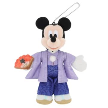 和装ミッキー＆ミニーのぬいぐるみバッジ 東京ディズニーリゾートお正月グッズ2026