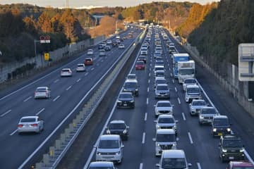 Uターンラッシュピーク　茨城県内、常磐道で20キロ渋滞