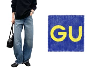 重たくなりがちな冬コーデ →【GUのブルージーンズ】で解決♡ 大人の「垢抜け冬コーデ」