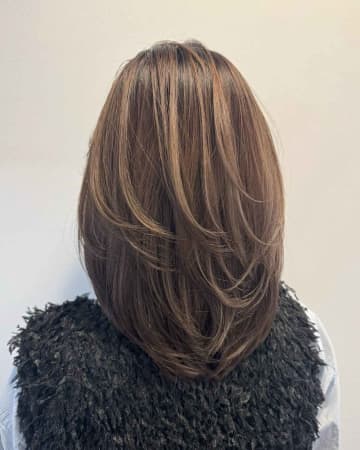 結んでも下ろしてもイケる♡【40・50代ママ】が参考にしたい！「長めレイヤー」
