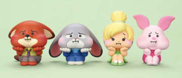 ディズニーキャラクターが手のひらサイズで立体化されたガチャ“すねてマス”シリーズ第2弾が登場「ティンカー・ベル」や「ピグレット」など全4種