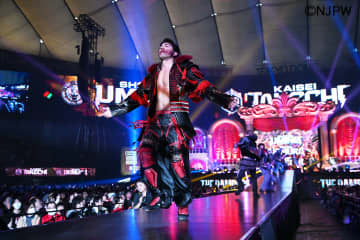 THE RAMPAGEが東京ドームにサプライズ登場！武知海青の王座戦で生歌パフォーマンス！