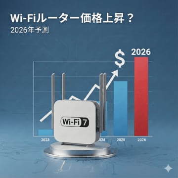 2026年はWi-Fiルーターも価格上昇か？　2025年の注目製品を振り返りつつ今年の展望を予想する【イニシャルB】