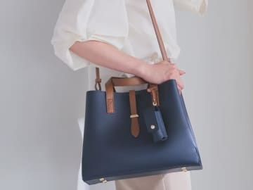 大人が持ちやすい！【ハニーズ】オンオフ使える「きれいめバッグ」