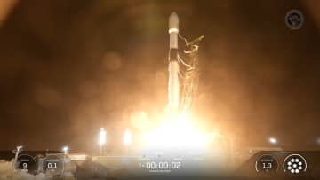 スペースXが「ファルコン9」打ち上げ　イタリアの地球観測衛星「CSG-3」を軌道投入