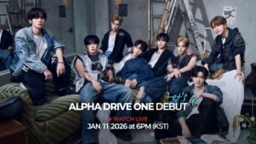 「ALPHA DRIVE ONE」、11日のデビュー前日のカウントダウン予告…Xライブイベントページをオープン