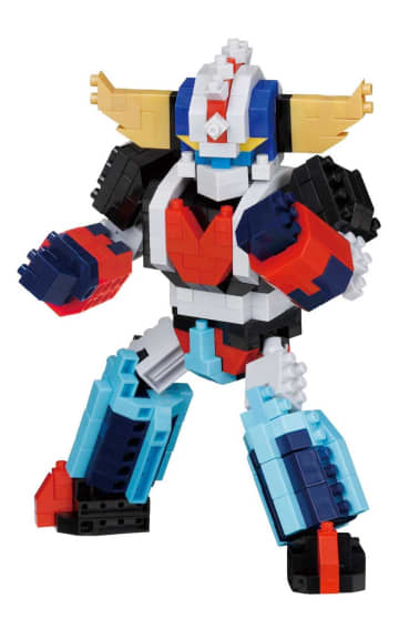 腕、足等12か所が可動！　「ナノブロック　UFOロボ グレンダイザー」1月24日発売