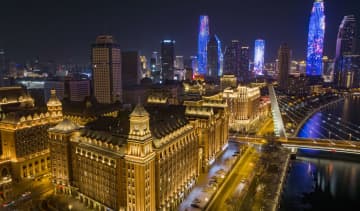 100年の歴史ある街並み、解放北路の活力　中国・天津市