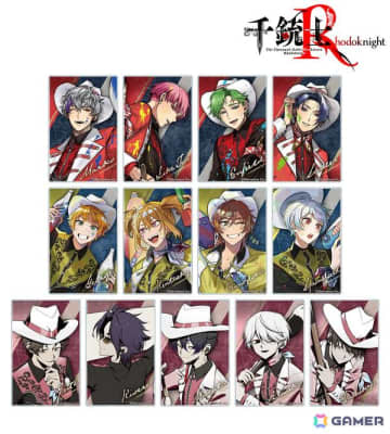 「千銃士:Rhodoknight」のグッズ5種が「AMNIBUS」にて受注スタート！2周年イラストアクリルカードや特大アクリルスタンドなどがラインアップ