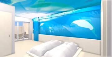 鳥羽水族館のラッコが旅館の客室に　扇芳閣にコンセプトルーム誕生
