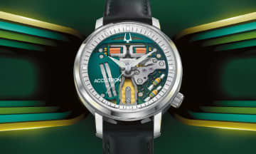 1960年に発表された世界初の電子式音叉時計「アキュトロン」が現代のテクノロジーで蘇る【ブローバ】