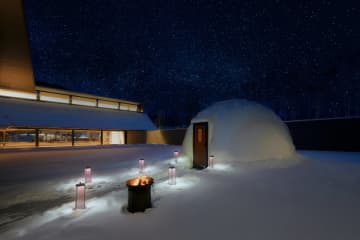 【パークハイアットニセコ×クリュッグ】雪に囲まれた極上のプライベートダイニング「クリュッグ・スノードーム」