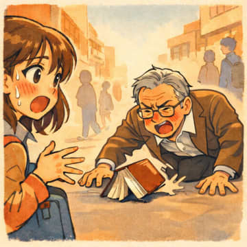 「最近の若者は…歩きスマホはやめなさい！」と叱る老人。その後、老人を見ると思わぬ光景が…【短編小説】