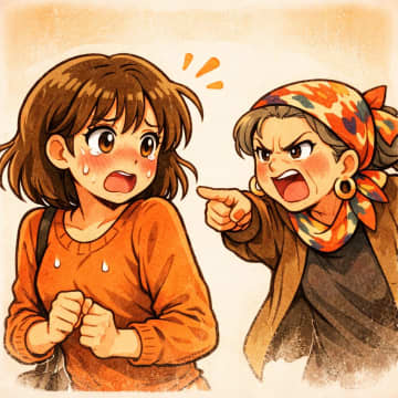 「この列、私が先に並んでたの」と割り込むおばさん。だが、揉めてるうちに違和感が…実は【短編小説】