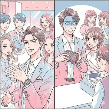 「年収ですか？1,000万くらい？」合コンで出会った男→会計時に見えた財布の中身にドン引き【短編小説】