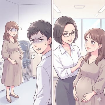 「妊婦はこれだから困るんだよな」と舌打ちする同僚。だが、お局の正論をうけ、表情が一変【短編小説】