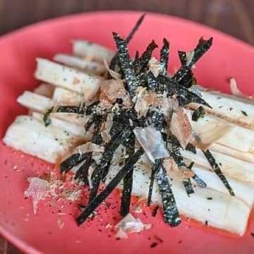 切って和えるだけ！長芋のめんつゆ和え