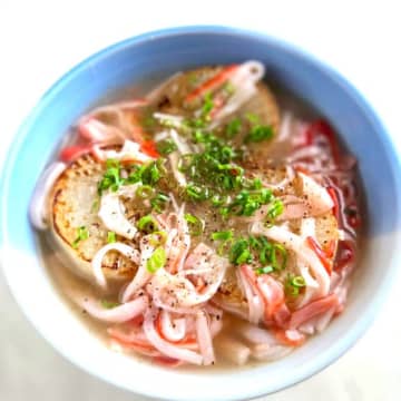 大根、もう煮ません！ レンジで下ごしらえが楽「大根とカニ風味かまぼこのとろみ焼き」簡単レシピ