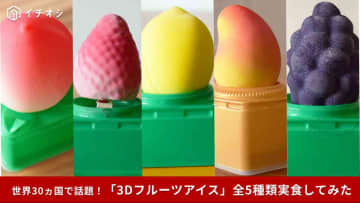 【韓国発3Dアイス】世界30カ国で話題！「3Dフルーツアイス」5種類を実食レビュー｜どこで売ってる？