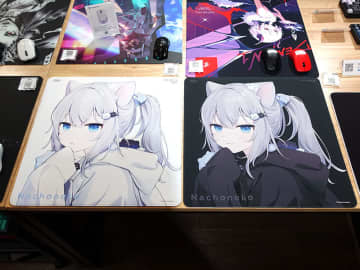 「Nachoneko」コラボデザインのゲーミングマウスパッドがふもコレから登場