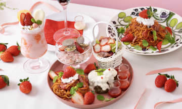 フィンランド式サウナも楽しめる！おふろcafe utataneで1月15日(木)から「いちごフェア」開催！