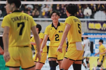 初の高校3冠を目指す鎮西が愛工大名電に辛勝【春高バレー男子2026】