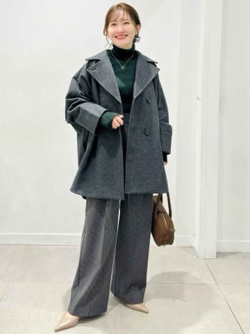 アウター買い足すなら“この1枚”！【GU】40・50代が即こなれる♡「ケープコート」