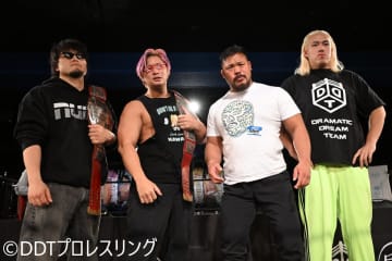 飯野雄貴＆納谷幸男がKO-Dタッグ王座前哨戦でMAO＆KANONを撃破しベルト奪還宣言！「おまえら2人ともぶっ潰して、俺がてめえらの腰からベルト剥ぎ取ってやる！」