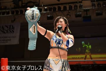 4年4ヵ月ぶりに古巣参戦のMIRAIが後輩・遠藤有栖を破り、インター王座初戴冠！凍雅が「今日のタイトルマッチを見て、1対1で勝負したい」と挑戦名乗り