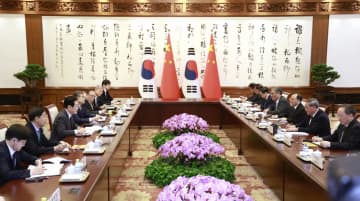 中国、韓国大統領を厚遇　指導部会談、パンダ貸与も協議