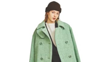 【明日なに着る？】あったかくて重たく見えない「ミントカラーの厚手コート」