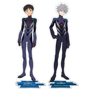 「エヴァ」ファンにはたまらない“13号機”のプラグスーツを着たシンジ＆カヲルのアクスタが登場【東京オートサロン2026】