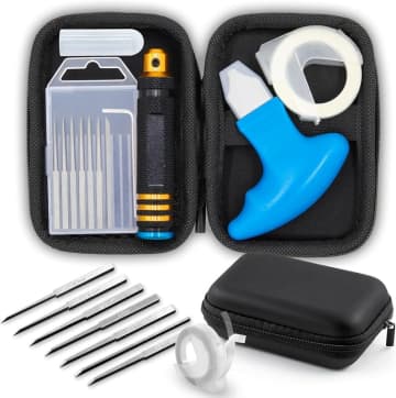 【Amazonセール】ガンプラなどの製作に便利なGoreson製「スジボリ 彫刻刀」7つ刃セットがお買い得