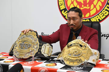 【新日本】辻陽太がＩＷＧＰ世界ヘビー級王座分解の〝正当性〟を主張「歴史を守ることが必要」