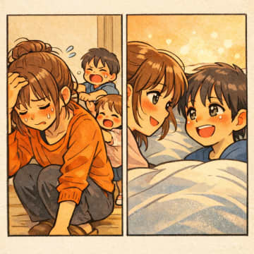 「これ以上どうしろっていうの！」育児に疲れ、追い詰められた私。涙が溢れそうな時、救ってくれた子供の言葉とは