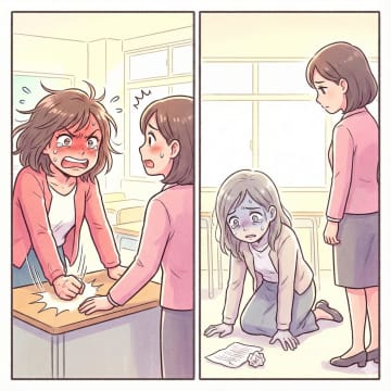 「先生のせいで不登校になった」担任を責める親→子供の机から見つかったメモを見て空気が一変【短編小説】