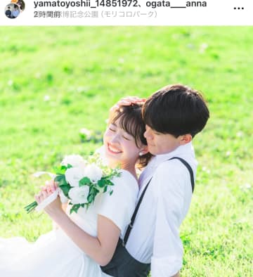 「めっちゃ美男美女」「女子アナと結婚!?」元箱根ランナーの陸上選手、地方局の美女アナと結婚　ウェディング写真も公開「お似合い夫婦の誕生」
