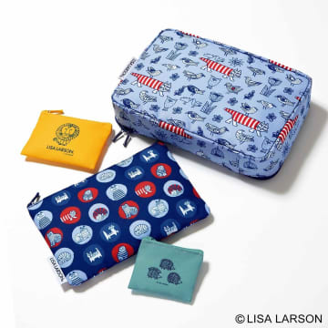 付録はリサ・ラーソンの動物たち描いたポーチ4点セット。本日発売「大人のおしゃれ手帖」2月号