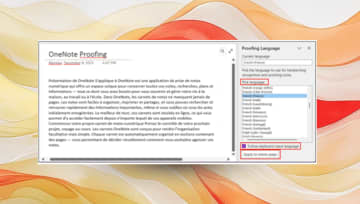 「OneNote」の校正機能がアップデート、言語を柔軟に設定可能に／校正言語をページごとに手動設定できる