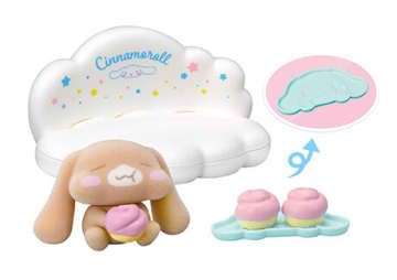 「シナモロール」のんびりお部屋で過ごすシナモンとフレンズたちに癒される…可愛いデザインの小物も必見のフィギュア全6種