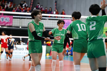 八王子実践が新発田商を寄せ付けずにストレートで快勝！【春高バレー女子2026】