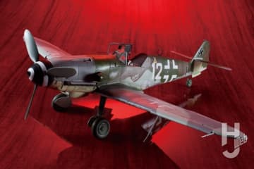 メッサーシュミットBf109の最終量産型“K-4”を製作！モールドのキレが