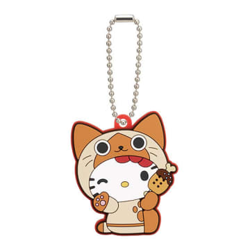 激昂したラージャン×ポムポムプリンなど全10種！『モンハン』20周年記念「サンリオ」コラボのラバーマスコットガシャポンが再販