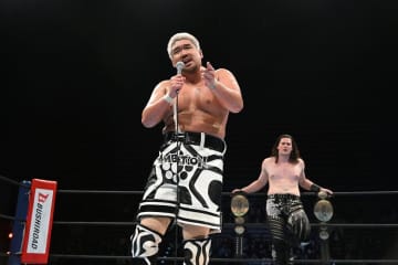 【新日本】IWGPタッグ王者・Yuto-Iceが場内大喝采の激熱メッセージ！「理由もなく生きるのがつまんねぇヤツに、教えて救ってやってくれ！」