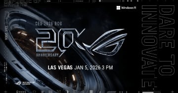ASUSがROGから「CES 2026」で次世代ゲーミング革新製品を発表！新たな価値を提示したWi-Fi 8ルーターや革新的な240Hz ARグラスなど