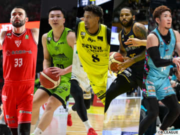 B1リーグ前半戦終了時点でのスタッツランキング…富永が日本人トップの得点で全体6位、”NBAドラフト1巡目対決”も