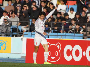 4得点のFW倉中悠駕が得点ランク首位浮上　大迫勇也まであと4得点