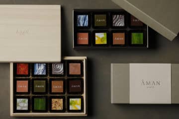 アマン京都26年バレンタインチョコアソート、枯山水や紅葉など”京都の情景”着想のショコラ