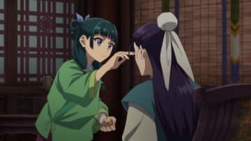 イケメン壬氏が女装したら…衝撃のビフォーアフターに「口紅塗るだけであれは国滅ぼす」アニメ『薬屋のひとりごと』